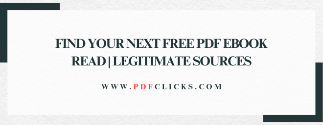 Find Your Next Free PDF eBook Read | Legitimate Sources